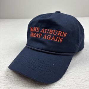 AUBURN UNIVERSITY 'Make Auburn Great Again' Rope Hat Navy Blue/Orange Snapback